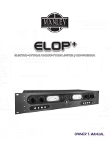 Manley ELOP+ Owner's manual