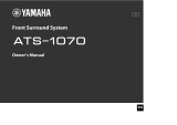 Yamaha ATS-1070 Owner's manual
