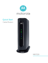 Motorola MB7420 Quick start guide