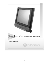 AG Neovo S-15T User manual