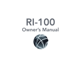 Vitus Audio RI-100 Owner's manual