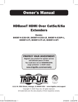 Tripp Lite HDBaseT HDMI Over Cat5e/6/6a Extenders Owner's manual