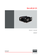 Barco RLM G5 Performer User manual