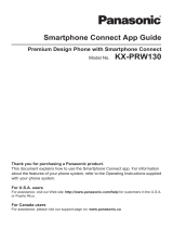 Panasonic KXPRW130 User manual
