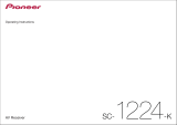 Pioneer SC-1224 Operating instructions