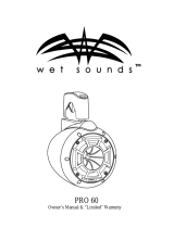 Wet Sounds PRO 60 Owner's manual