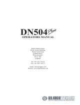 Klark Teknik DN504 Plus User manual