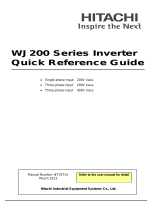 Hitachi WJ200-001S Quick Reference Manual