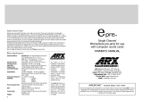ARX e-pre Owner's manual