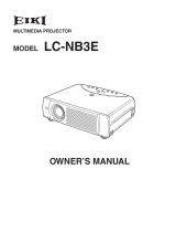 Eiki LC-NB3E User manual