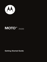 Motorola MOTO ZN200 - MOTO ZN200 Getting Started Manual