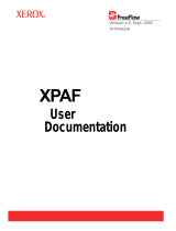 Xerox Access Facility (XPAF) User guide