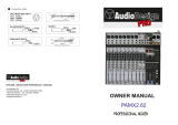 Audio Design Pro PAMX2.82 Owner's manual