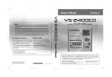 Roland VS-2400CD Owner's manual