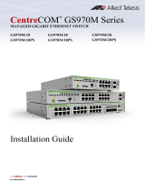 Allied Telesis GS970M/18PS Installation guide