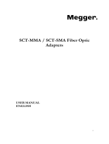 Megger SCT-SMA User manual