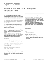 EDWARDS ANSZS2A 4B Zone Splitter Installation guide