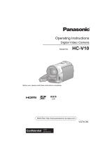 Panasonic HCV10EP Operating instructions