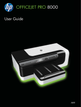 HP Officejet Pro 8000 Enterprise Printer series - A811 User guide