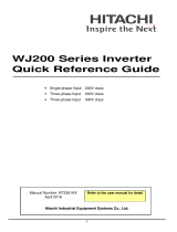 Hitachi WJ200 Series Software Quick Reference Manual