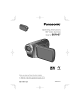 Panasonic SDRS7 Operating instructions