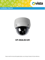 Vista CCTV VP-HDA30IR-PM Installation guide
