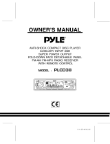 Pyle PLCD38 User manual