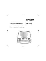 Sanyo RM-6860 User manual