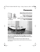 Panasonic KXTCD580 Operating instructions