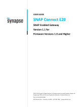 SYNAPSE SNAP Connect E20 User manual