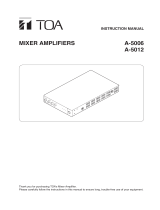 TOA A-5006 Owner's manual