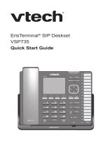 VTech VSP736A Quick start guide