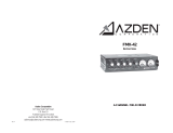Azden FMX-42 User manual