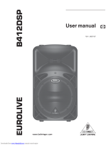 Behringer Eurolive B412DSP User manual