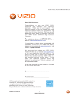 Vizio VU32L - 32" LCD TV User manual