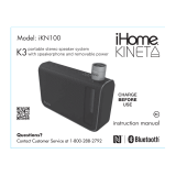 iHome Kineta iKN150 User manual
