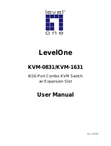LevelOne KVM-1631 User manual