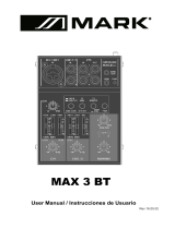 Mark MAX 3 BT User manual