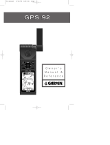 Garmin GPS 92 User guide
