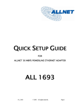 Allnet ALL 1693 Quick Setup Manual