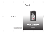 Roland R-09HR Owner's manual