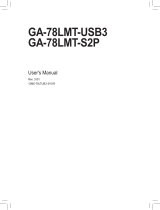 Gigabyte GA-78LMT-S2P User manual
