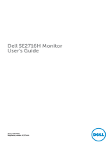 Dell SE2716H User guide