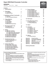 GF Signet 8900 User manual