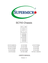 Supermicro SC743i-R760(B) User manual