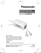 Panasonic SVMP010 Owner's manual