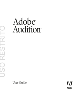 Adobe AUDITION 1 User manual