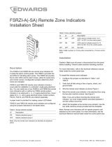 EDWARDS FSRZI-A(-SA) Remote Zone Indicators Installation guide