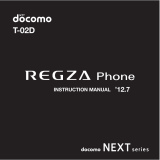 Docomo REGZA T-02D User manual