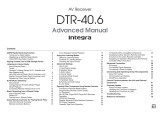 Integra DTR-40.6 Owner's manual